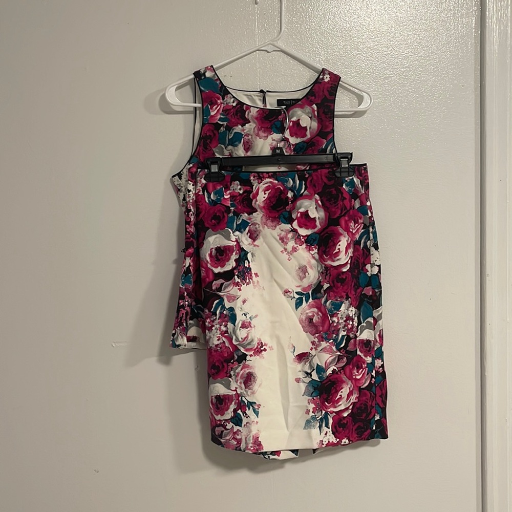 White House Black Marker Two Piece Floral set